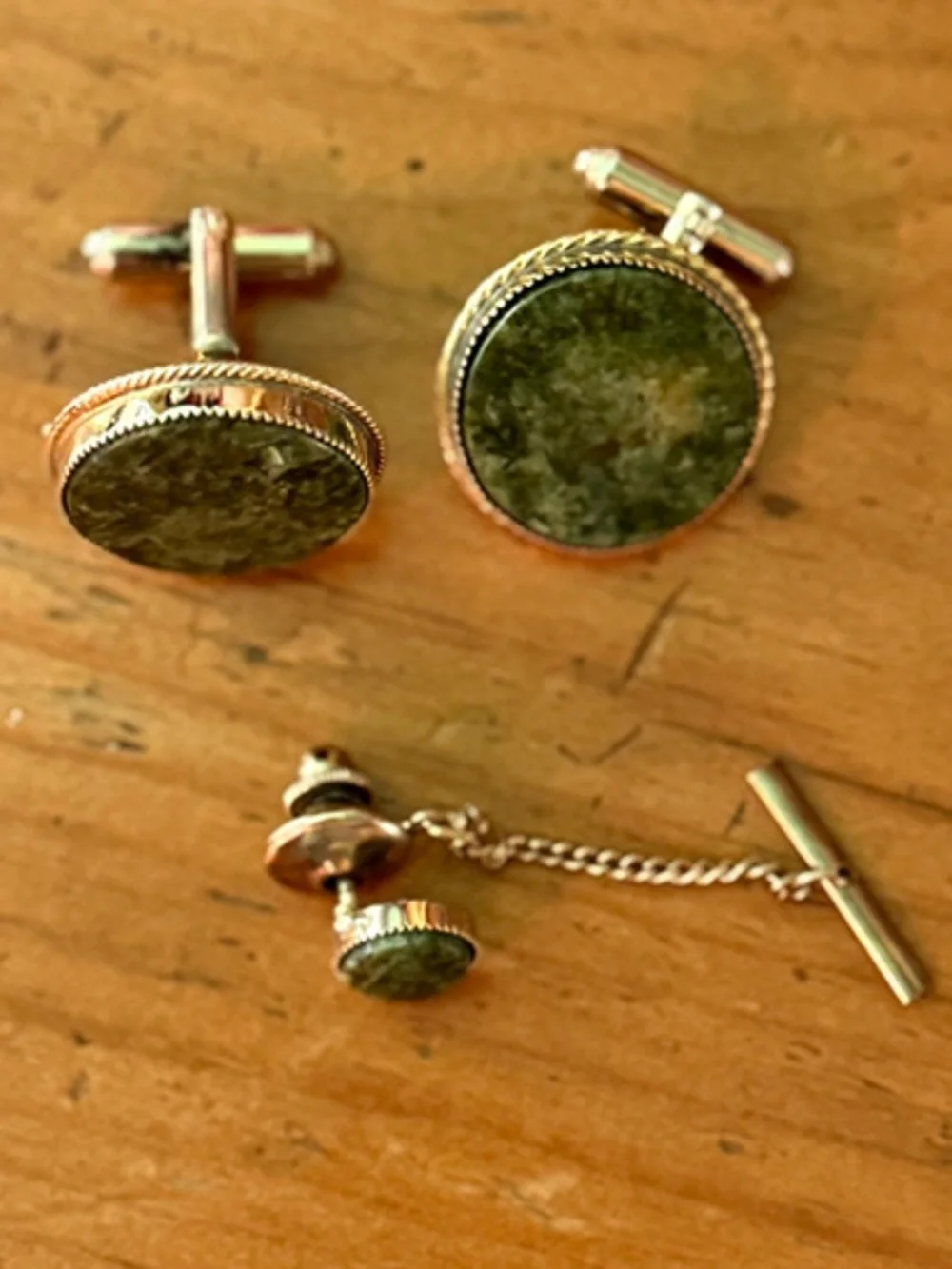 Vintage Men's Cufflink and Tietack Set